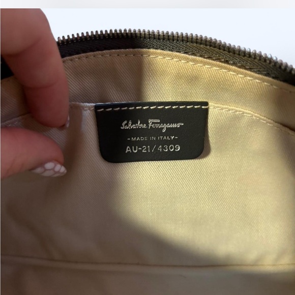 Salvatore Ferragamo Chic Braided Handle Handbag - Dark grey - Picture 5 of 6